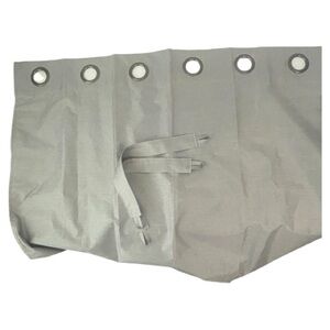 Gray Grommet Curtain Panals with Ties l Poshmark